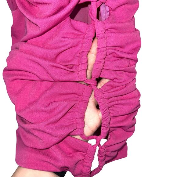 NWT Revolve NBD Hot Pink Diem Bodycon Cutout Mini Dress Barbiecore Size Small - Picture 6 of 16
